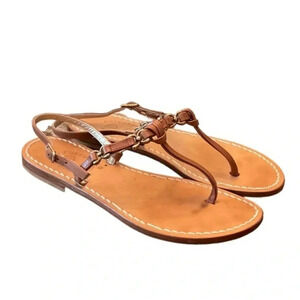 Cuccurullo Moda Capri Brown Sandals